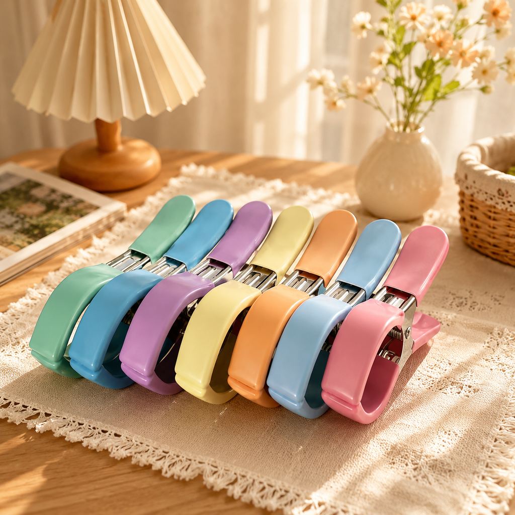 Windproof No-Marks Laundry Clips, Heavy-Duty Clothes Pegs, Anti-Slip Towel & Blanket Clips for Indoor and Outdoor Drying